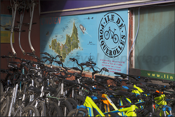 Bicycle rental shop