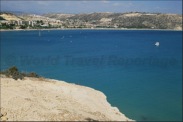 Pissouri Bay, village and beach of Pissouri