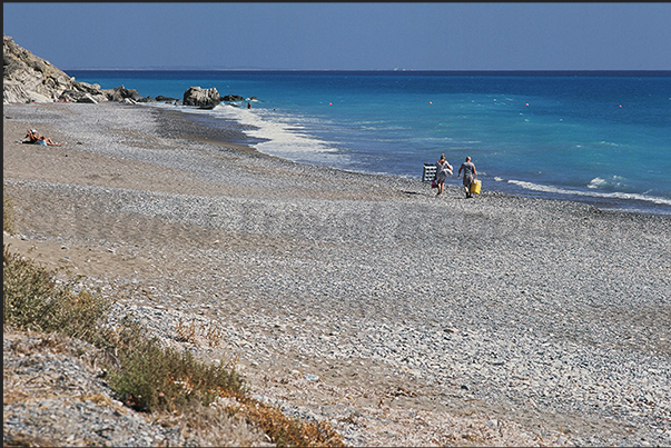 Beach of Pissouri Bay (south west coast of the island) Beach of Pissouri Bay (south west coast of the island)
