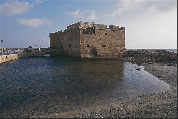 Byzantine fortress in the port of Paphos Byzantine fortress in the port of Paphos