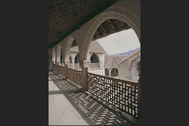 Machairas Monastery in the mountains of the central south of the island