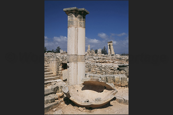 Archaeological site of Kourion. Ruins of Apollo Temple Archaeological site of Kourion. Ruins of Apollo Temple