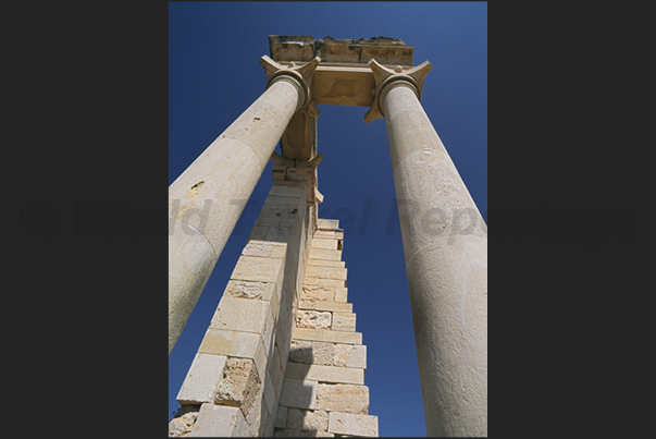 Archaeological site of Kourion. Ruins of Apollo Temple Archaeological site of Kourion. Ruins of Apollo Temple