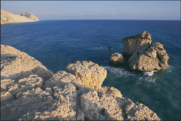 The rocks above the Petra Tou Romiou view point The rocks above the Petra Tou Romiou view point