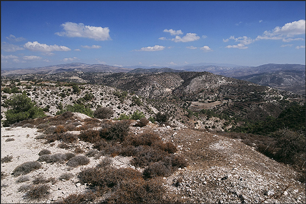 The wild Troodos mountains in the interior of the island The wild Troodos mountains in the interior of the island