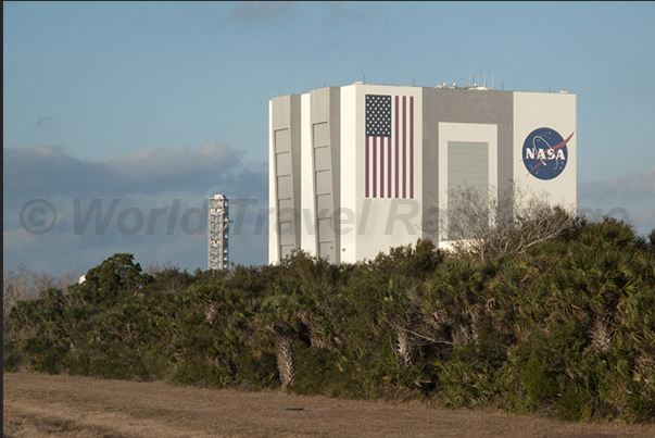 The hangar where they were assembled the booster rockets of the Apollo missions and later, of the missions with the Space Shuttle