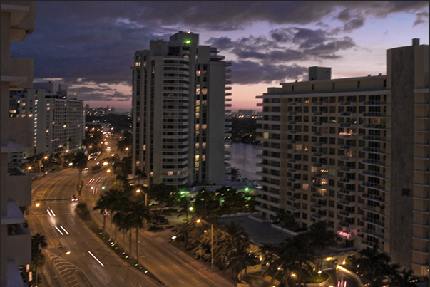 Miami Beach by night