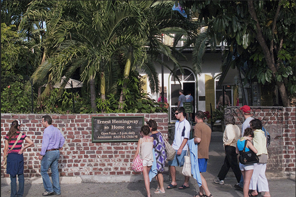Key West. The home of the American writer Ernest Hemingway Key West. The home of the American writer Ernest Hemingway