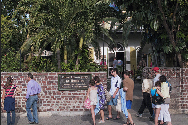 Key West. The home of the American writer Ernest Hemingway