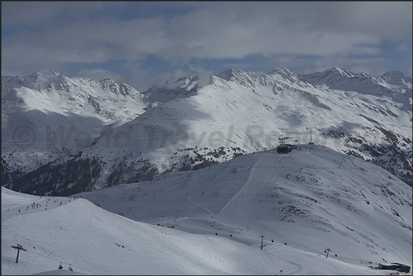 The ski slopes of Saint Christophe