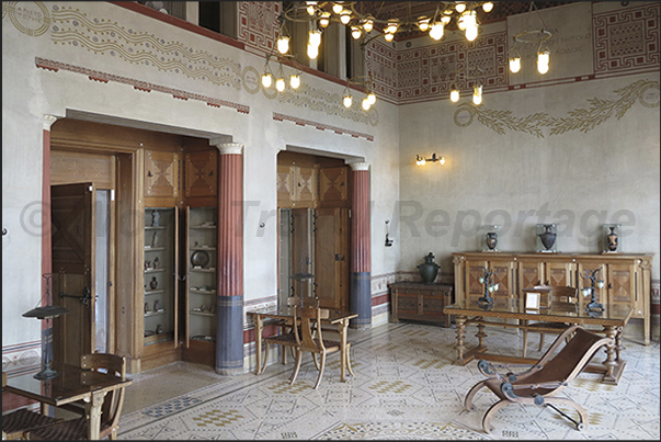 Villa Kérylos, Created in the early 1900s in style of ancient Greek villa on Delos island. Open to the public