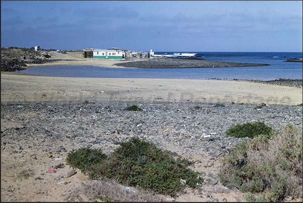 Fishermen's houses along the north west coast