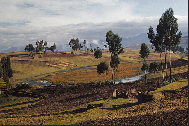 Chinchero plateau between Cuzco and the Urubamba river valley