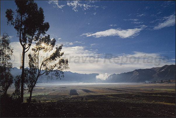 Chinchero plateau between Cuzco and the Urubamba river valley