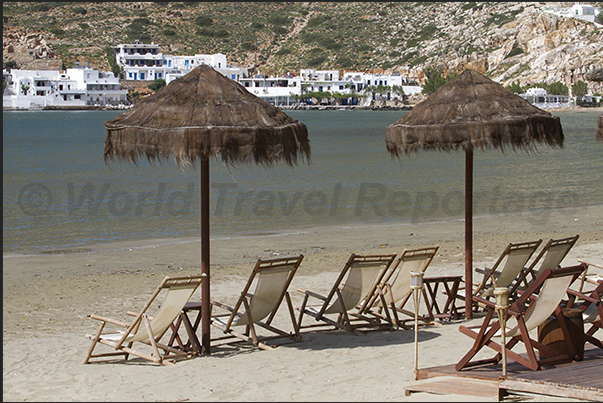Seafront of the town of Kamares Seafront of the town of Kamares