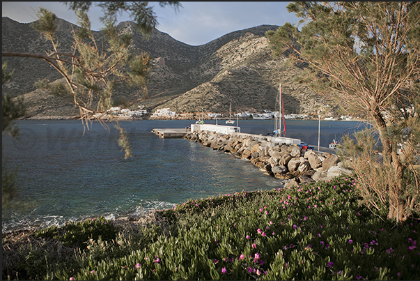 Fishing port in Kamares bay