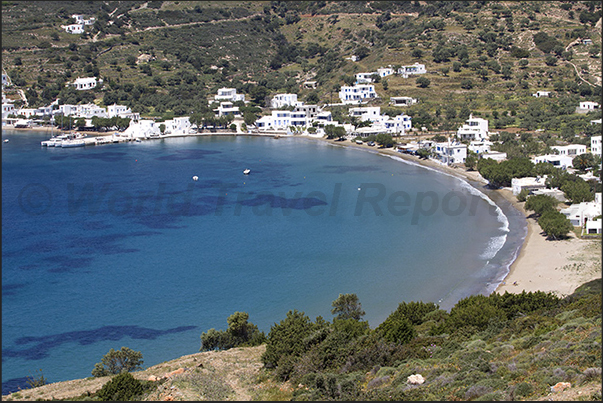 Vathi Bay on the south west coast of the island Vathi Bay on the south west coast of the island