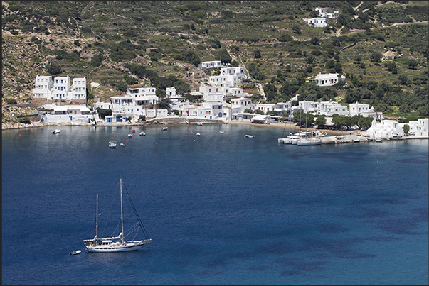 Port of Vathi on the south west coast of the island Port of Vathi on the south west coast of the island
