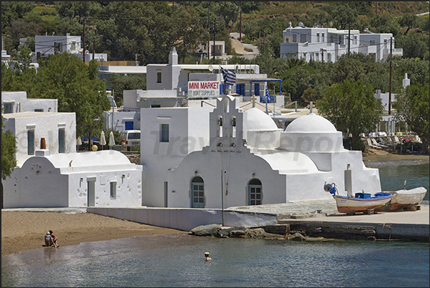 Vathi village on the south west coast of the island