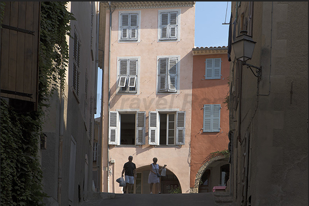 The alleys in the oldest part of the medieval village