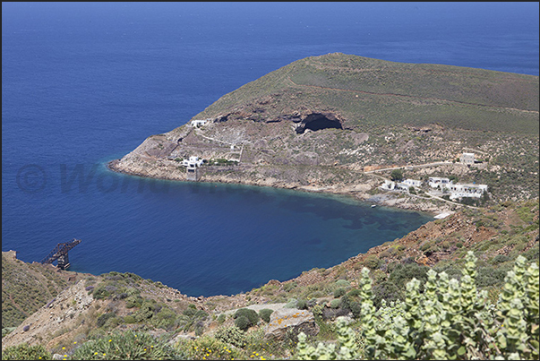 West Coast. Iron mines in Megalo Livadi West Coast. Iron mines in Megalo Livadi