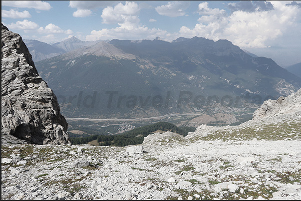 View of the Upper Susa Valley from the Orso Pass View of the Upper Susa Valley from the Orso Pass