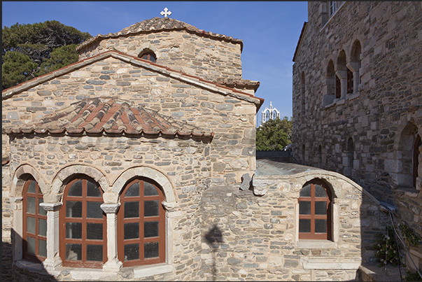 The church of the gates located in the ancient village of Parikia, home to the museum of culture