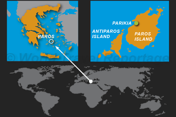 Where is Paros island