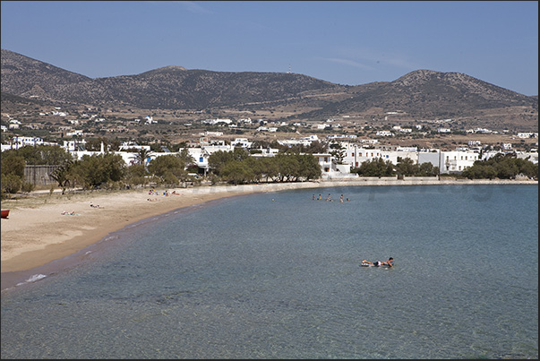 Aliki Bay on the southwest coast of the island