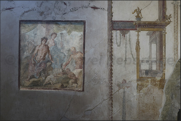 Room in the Exedra depicting the infant Hercules strangling serpents