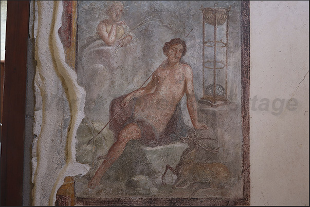 Exedra Room one of the best preserved mystic representations present in the room