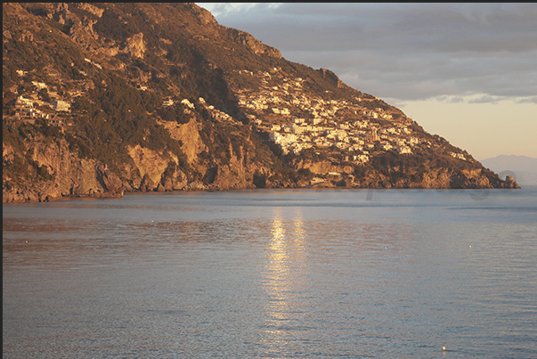 Positano marks the end or the beginning depending on where you arrive from of the Amalfitana tourist road