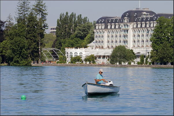 Imperial Palace, the most exclusive hotel in the town of Annecy