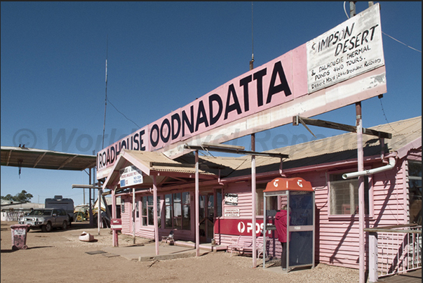 The Odnadatta Station with hotel and restaurant