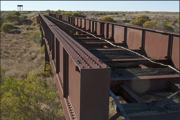 Bridge of the old railway Darwin - Adelaide