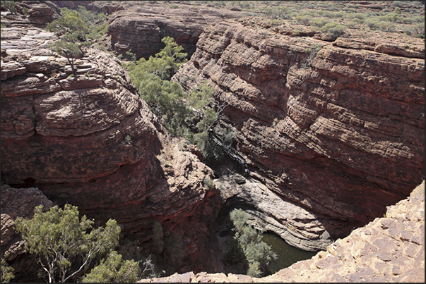 Watarrka National Park, secondary canyons in the Kings Canyon area