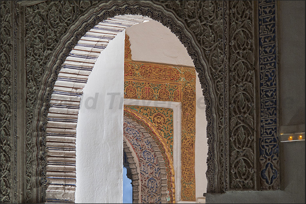 Sevilla. Moorish architecture inside the Alcazar Sevilla. Moorish architecture inside the Alcazar