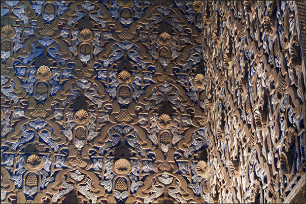 Sevilla. Moorish architecture inside the Alcazar Sevilla. Moorish architecture inside the Alcazar