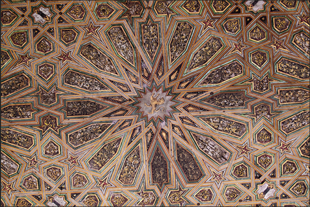 Sevilla. Moorish architecture inside the Alcazar Sevilla. Moorish architecture inside the Alcazar