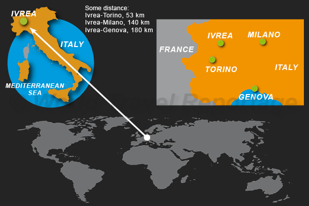 Where is Ivrea Where is Ivrea